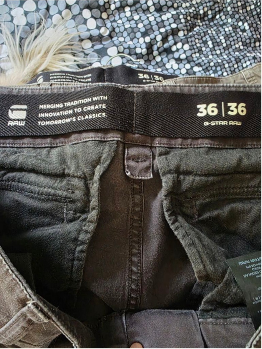 Men's G-Star RAW Gray Rovic Zip 3D Regular Tapered Cargo Pants Waist 36 - Picture 6 of 8